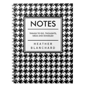Houndstooth Notebook