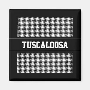 Houndstooth Personalised Magnet