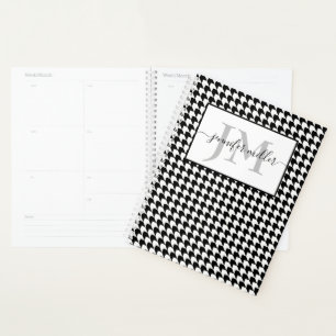 Houndstooth personalised planner