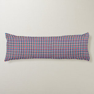 Houndstooth Plaid Body Cushion