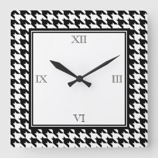 Houndstooth Wall Clock