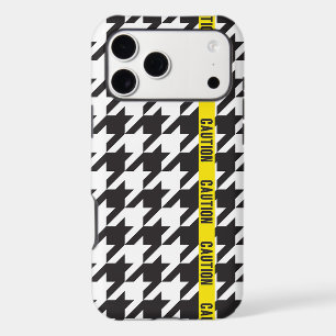 Houndstooth Wrapped in Caution