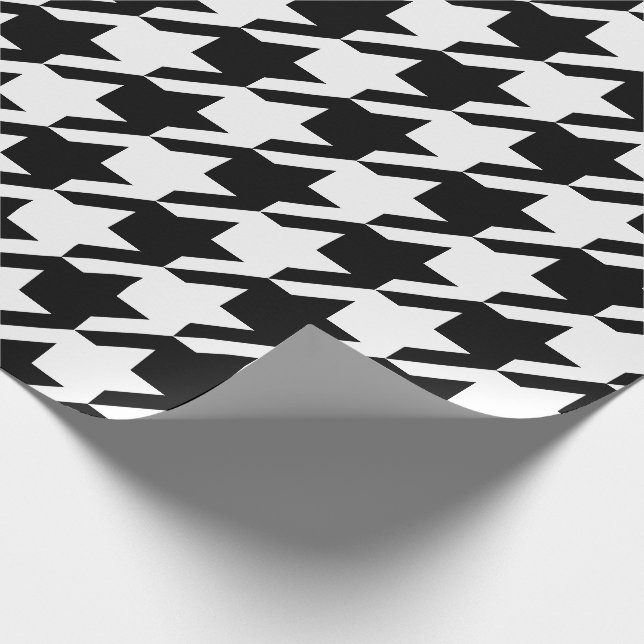 Houndstooth Wrapping Paper (Corner)