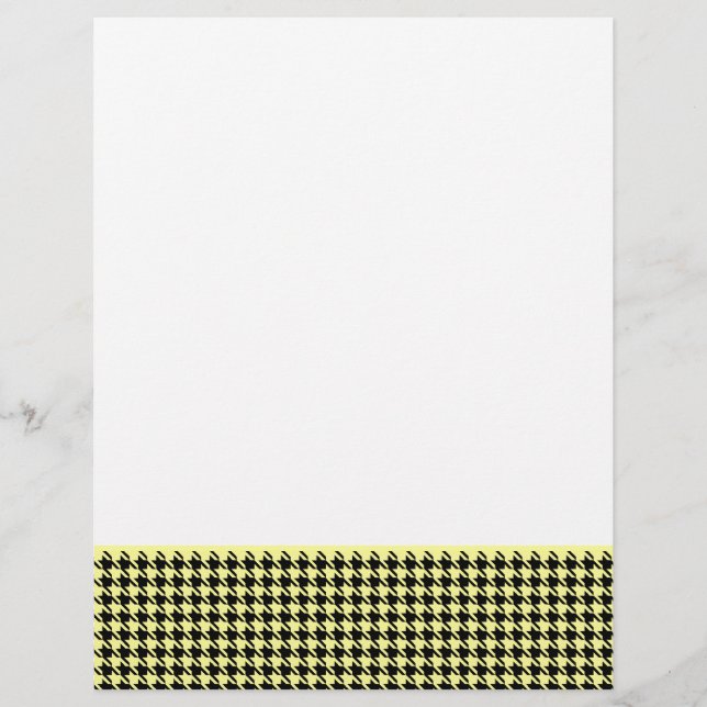 Houndstooth Yellow and Black (Front)
