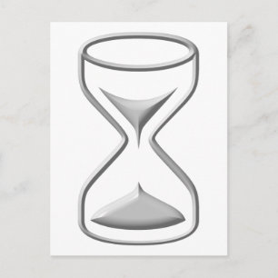 Hour Glass / Timer Postcard