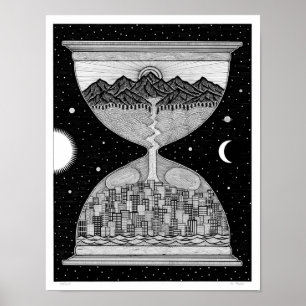 Hourglass Poster