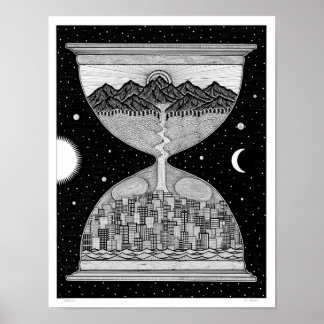 Hourglass Poster