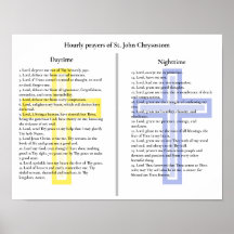 Hourly prayers of St. John Chrysostom