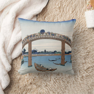 Housai  Mount Fuji seen from below Men's Bridge  Cushion