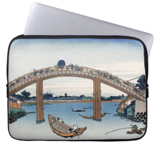 Housai  Mount Fuji seen from below Men's Bridge   Laptop Sleeve