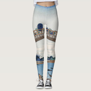 Housai  Mount Fuji seen from below Men's Bridge   Leggings