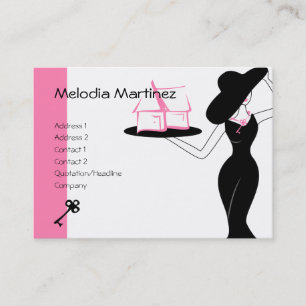 House and Key Business Card