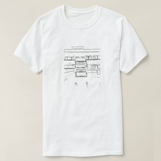 House and trailer T-Shirt (Design Front)