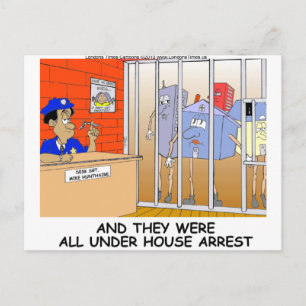 House Arrest Funny Police Mugs Tees Cards Gift Etc