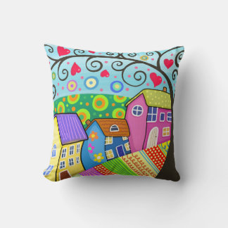 House Artwork Cushion