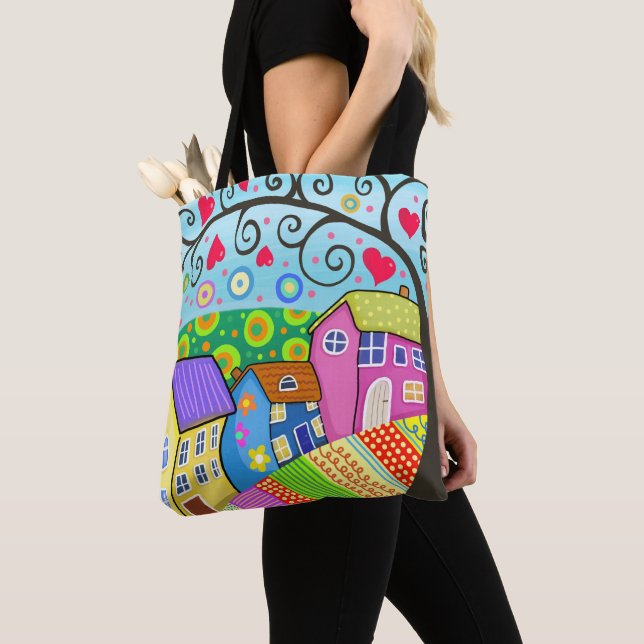 House Artwork  Tote Bag (Close Up)