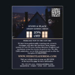 House at Night Portrait, Chimney Sweeping Service Flyer<br><div class="desc">House at Night Portrait,  Chimney Sweeping Service Advertising Flyer by The Business Card Store.</div>