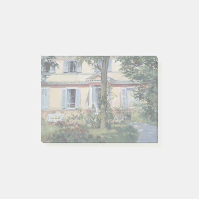 House at Rueil by Edouard Manet Post-it Notes (Front)