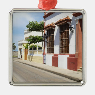 House at the roadside metal ornament