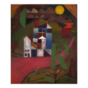 House at the Roadside, Villa R by Paul Klee Photo Print