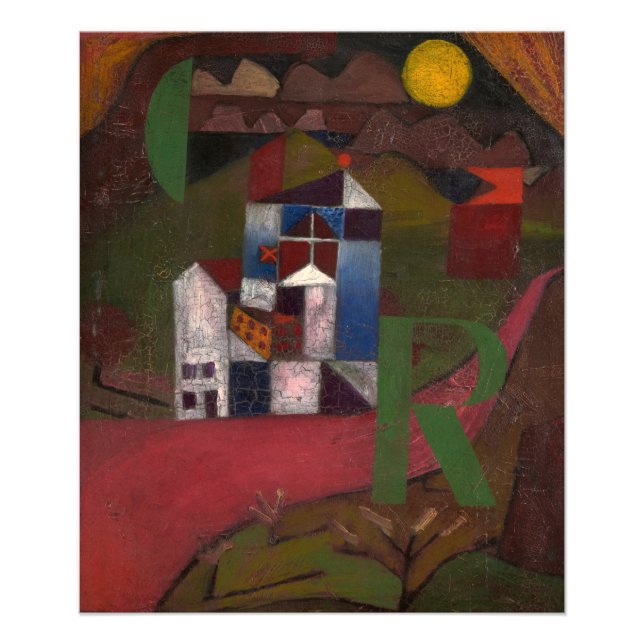 House at the Roadside, Villa R by Paul Klee Photo Print (Front)