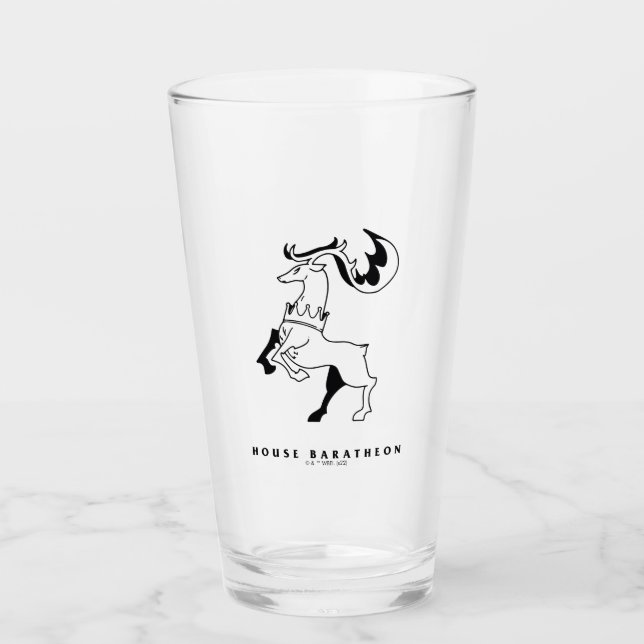 House Baratheon Icon Glass (Front)
