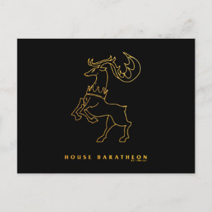 House Baratheon Icon Postcard