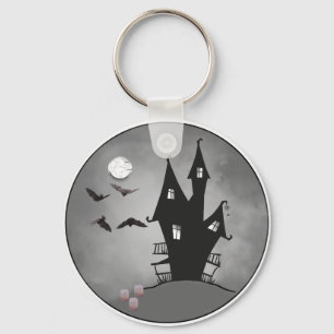 house bats tombstones key ring
