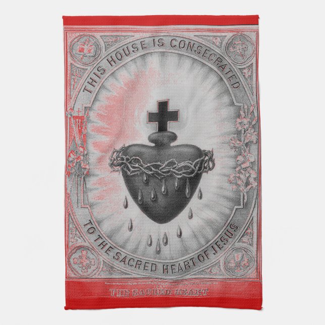 House blessing kitchen towel (Vertical)