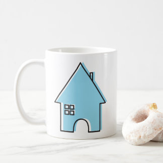 House(blue) Coffee Mug