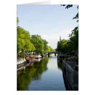 House Boats on Amsterdam Canal