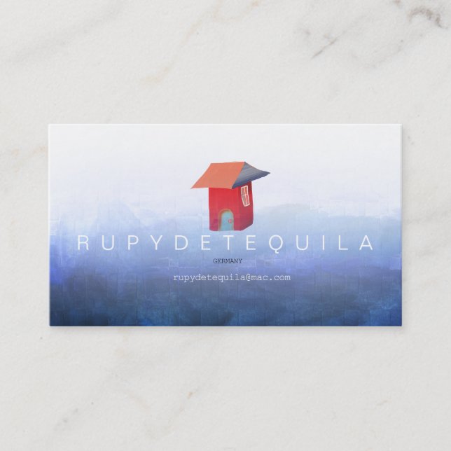 House - Business Card Template (Front)