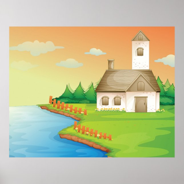 House By The River Poster (Front)