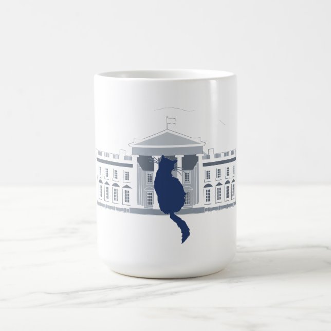 House Cat USA White House Cat Lady Coffee Mug (Center)