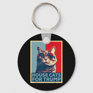 House Cats For Trump 2024 Trump Won Key Ring