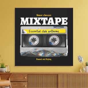 House Classics Mixtape Club Anthems Canvas Print