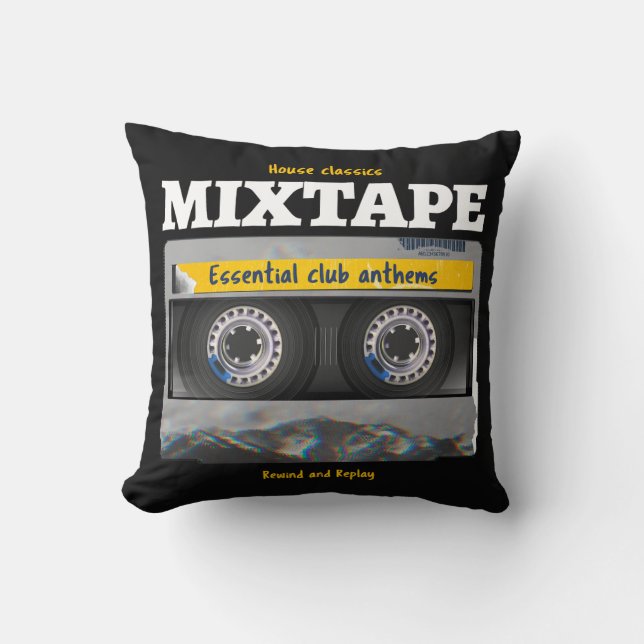 House Classics Mixtape Club Anthems Cushion (Front)