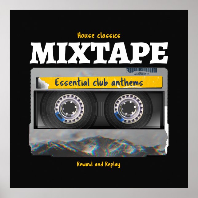 House Classics Mixtape Club Anthems Poster (Front)