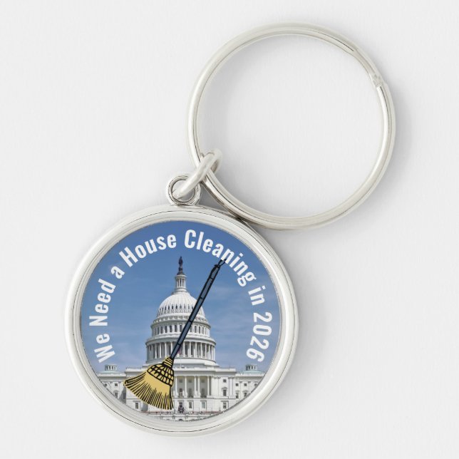 House Cleaning 2026 Election Key Ring (Front)
