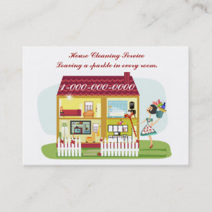 House Cleaning Business Card