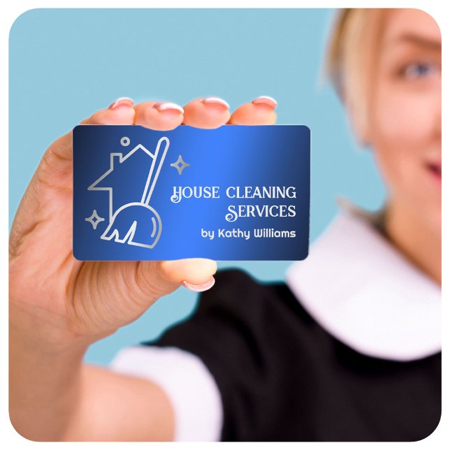 House Cleaning Business Card (House Cleaning Business Cards)