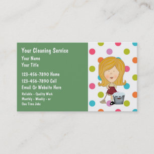 House Cleaning Business Cards