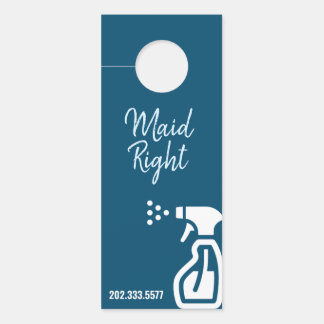 House Cleaning Door Hanger