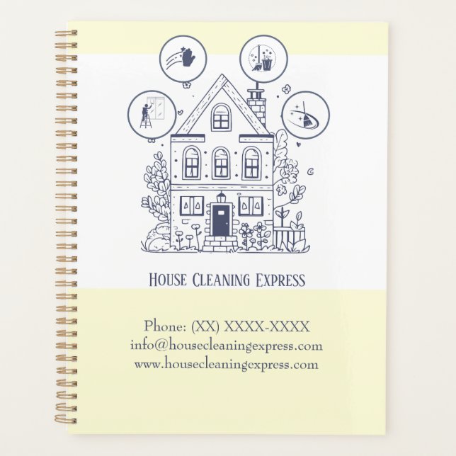 House Cleaning Express Planner (Front)