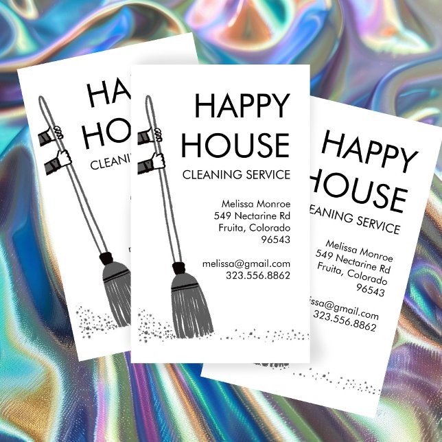 House Cleaning Home Services Janitorial Supplies  Business Card (House Cleaning Home Services Janitorial Supplies Business Card
)