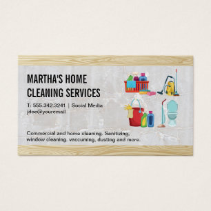 House Cleaning Icons   Mable Wood Background