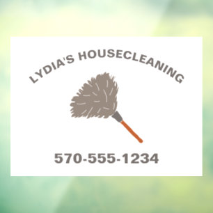 House Cleaning Maid Service Custom Feather Duster 