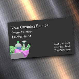 House Cleaning New Design Magnetic Business Card