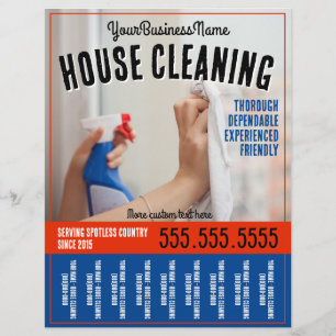 House Cleaning Professional Tear Sheet Promotional