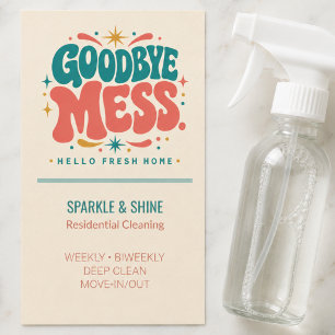 House Cleaning Service Business Card